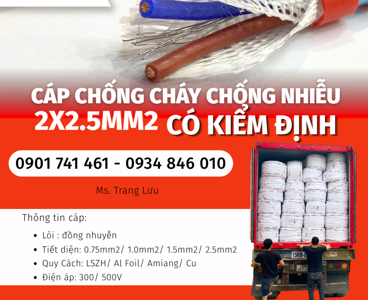 Tổng kho cáp chống cháy chống nhiễu 2x2.5 Altek Kabel tại Đà Nẵng