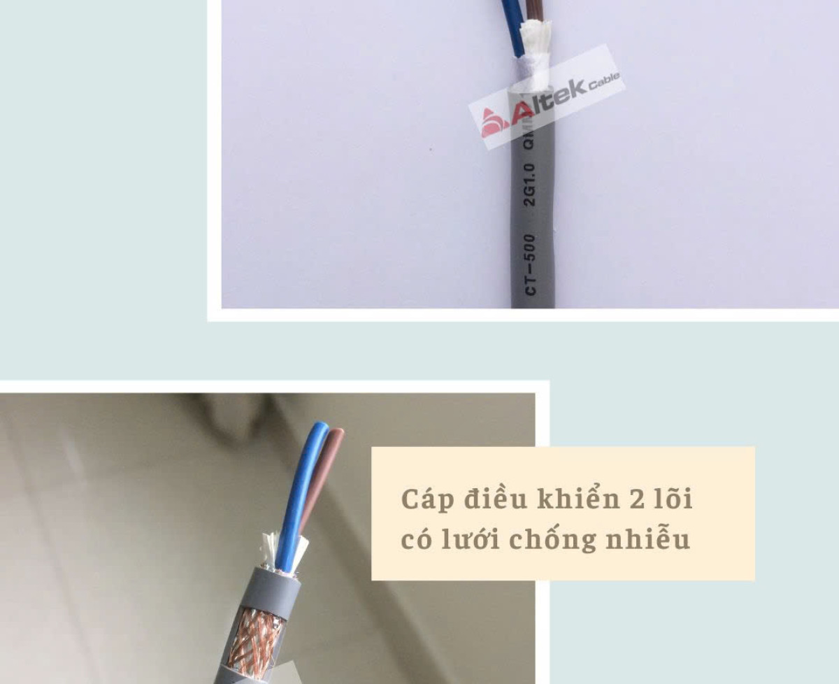 dây cáp điều khiển altek kabel 2 0.5 mm2 chống nhiễu
