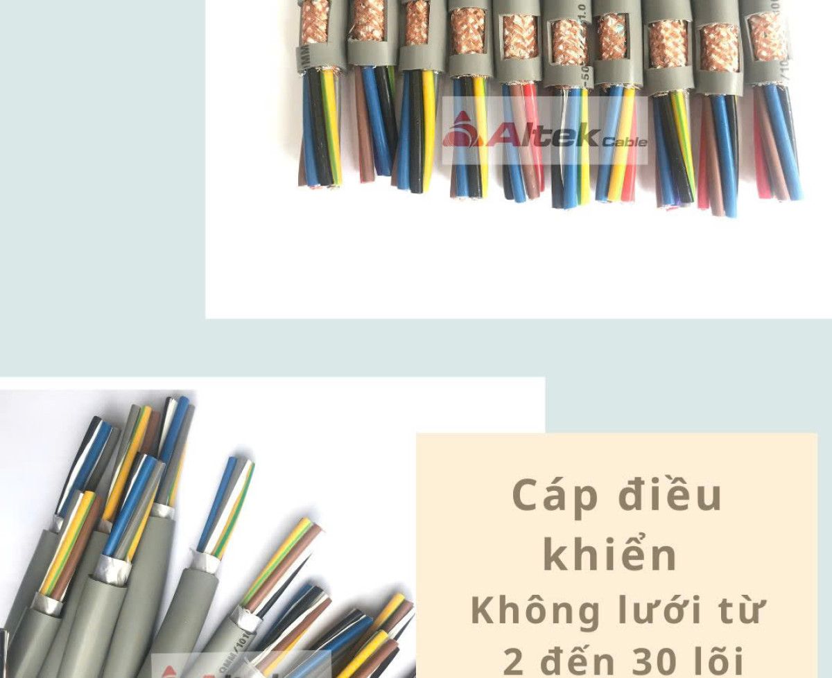 dây cáp điều khiển altek kabel 2 0.5 mm2 chống nhiễu
