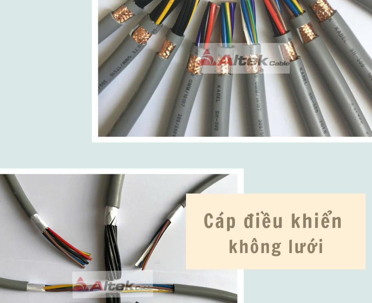dây cáp điều khiển altek kabel 2 0.5 mm2 chống nhiễu