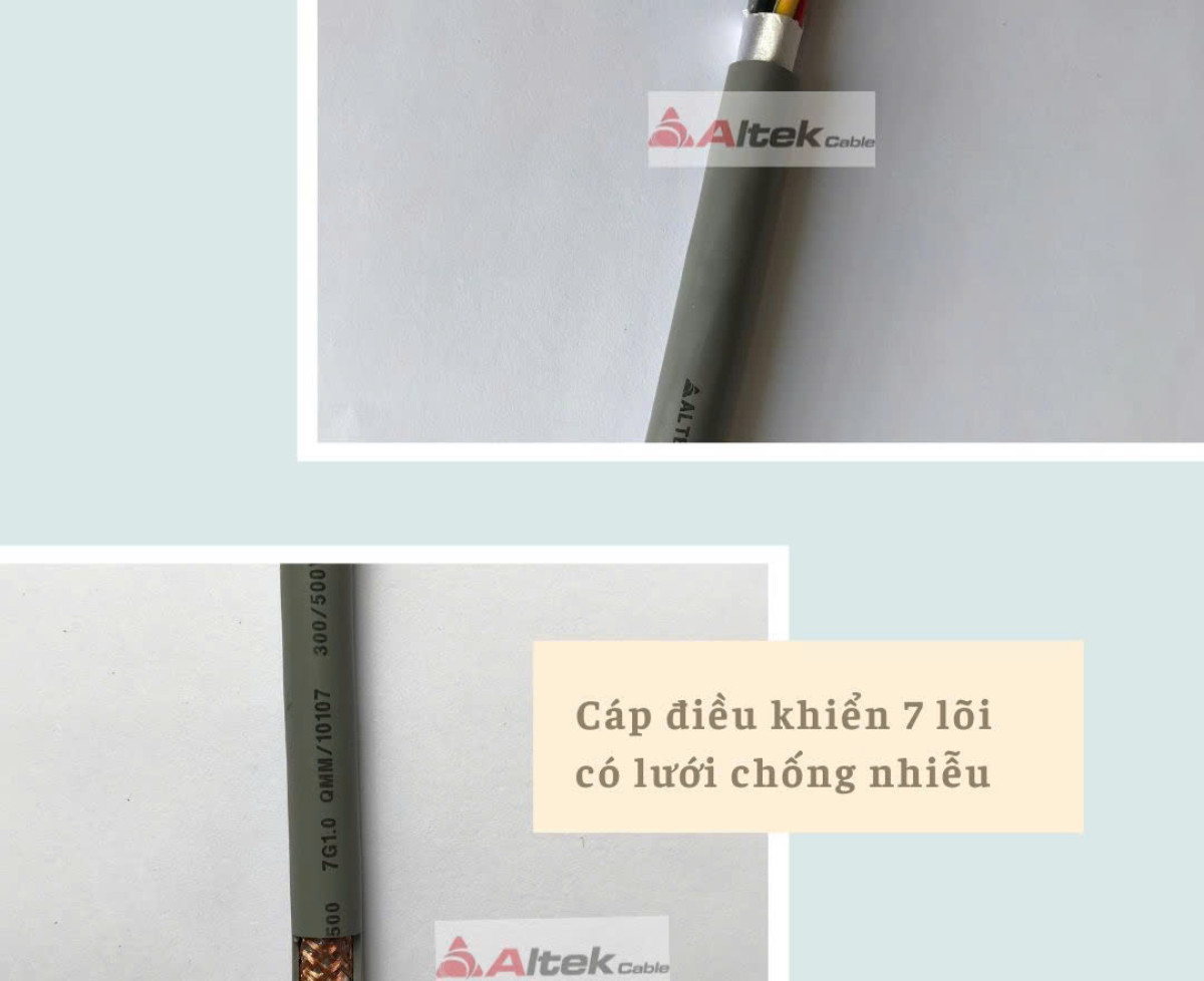 dây cáp điều khiển altek kabel 2 0.5 mm2 chống nhiễu