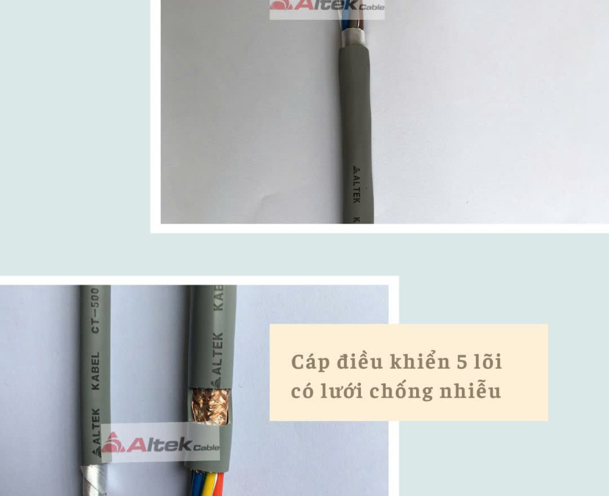 dây cáp điều khiển altek kabel 2 0.5 mm2 chống nhiễu