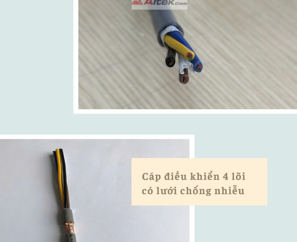 dây cáp điều khiển altek kabel 2 0.5 mm2 chống nhiễu