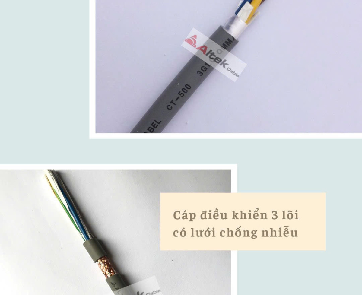 dây cáp điều khiển altek kabel 2 0.5 mm2 chống nhiễu