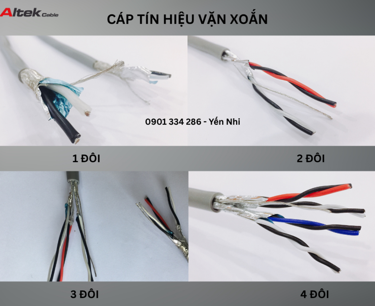 Báo Giá Cáp Tín Hiệu Vặn Xoắn Chống Nhiễu ALTEK KABEL Tại TP. Hồ Chí Minh