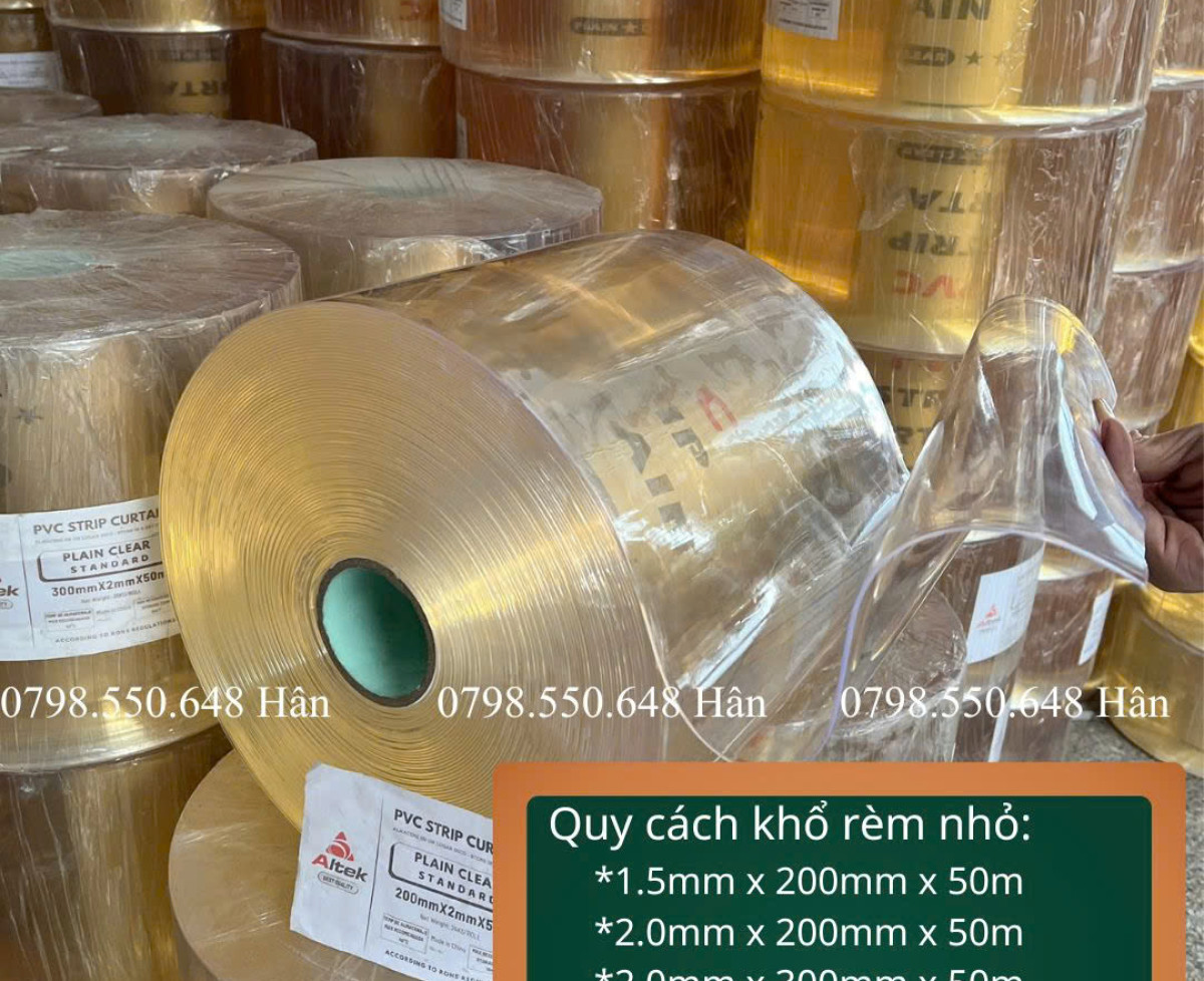 Xưởng phân phối rèm nhựa pvc dẻo khổ nhỏ- giá tốt tận gốc