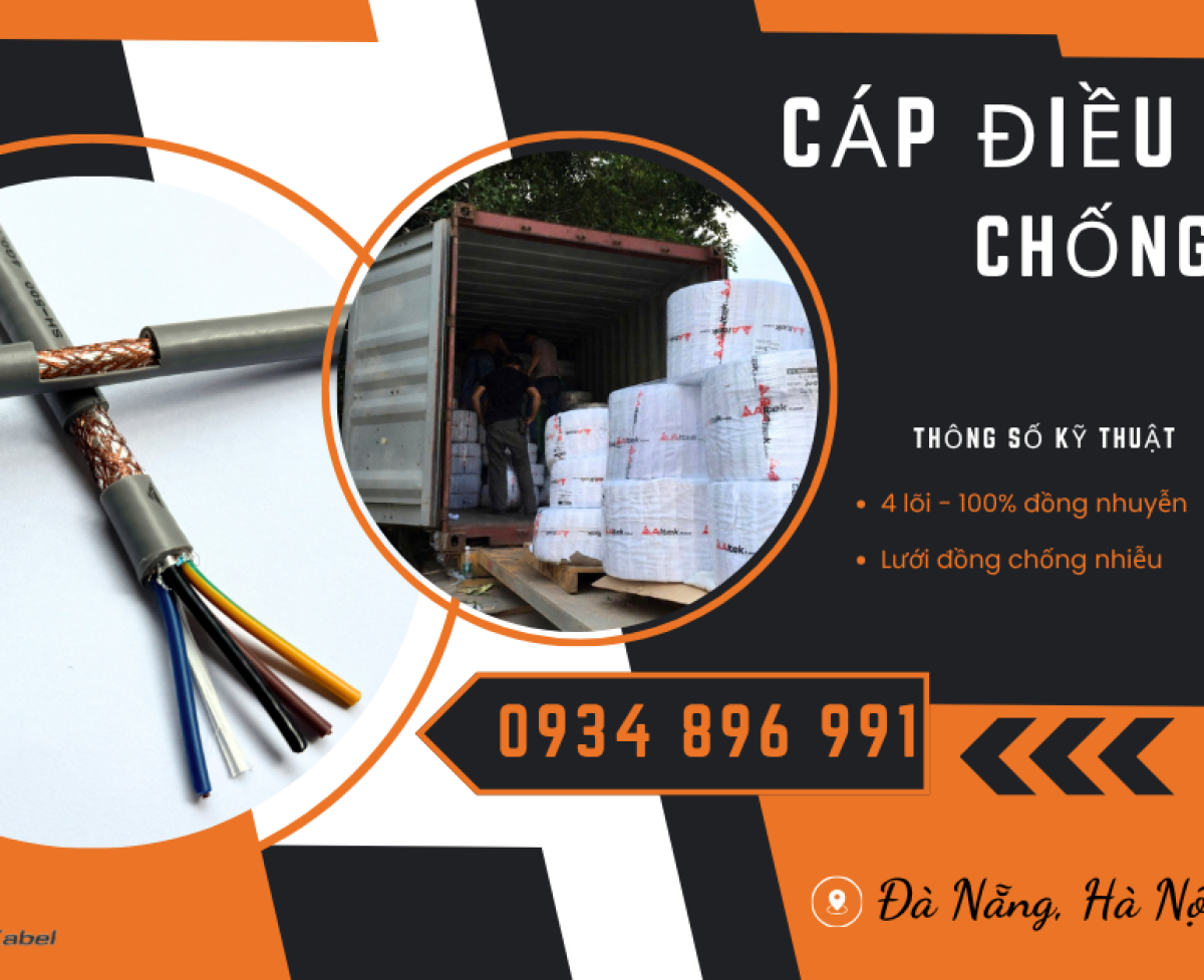 Cáp Điều Khiển 4x1.5 Chất Lượng Cao – Sẵn Hàng Cần Thơ, Long An, Bình Thuận