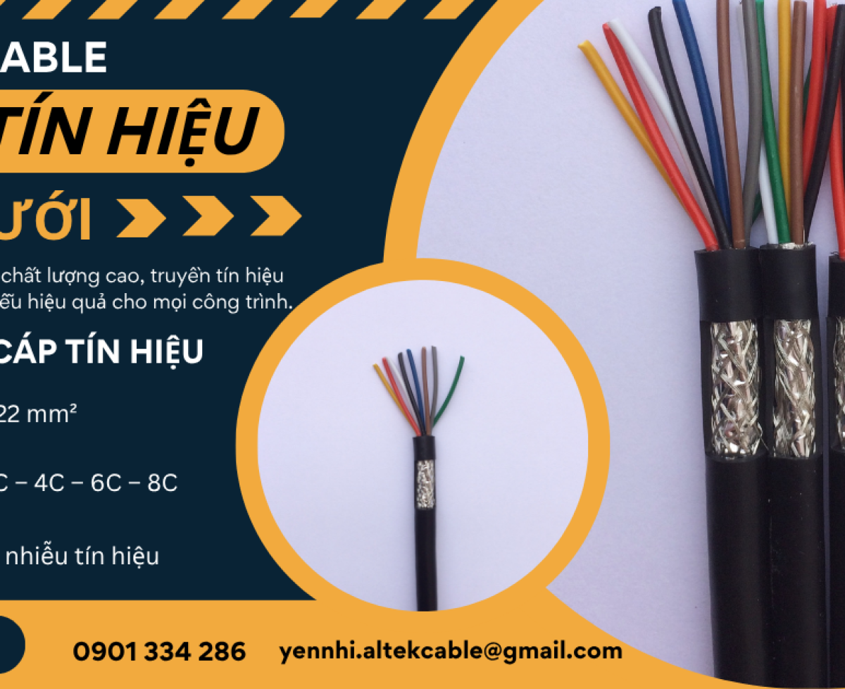 Cáp Tín Hiệu Chống 0.22 mm² ALTEK KABEL |Chất Lượng Cao, Đầy Đủ CO/CQ