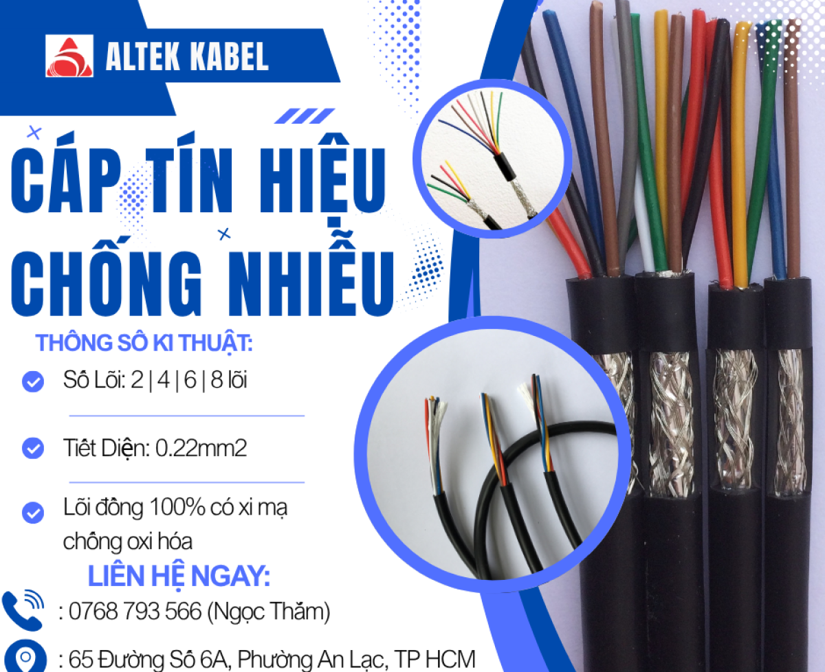 Cáp Tín Hiệu Chống Nhiễu ALTEK KABEL - Truyền Tín Hiệu Ổn Định