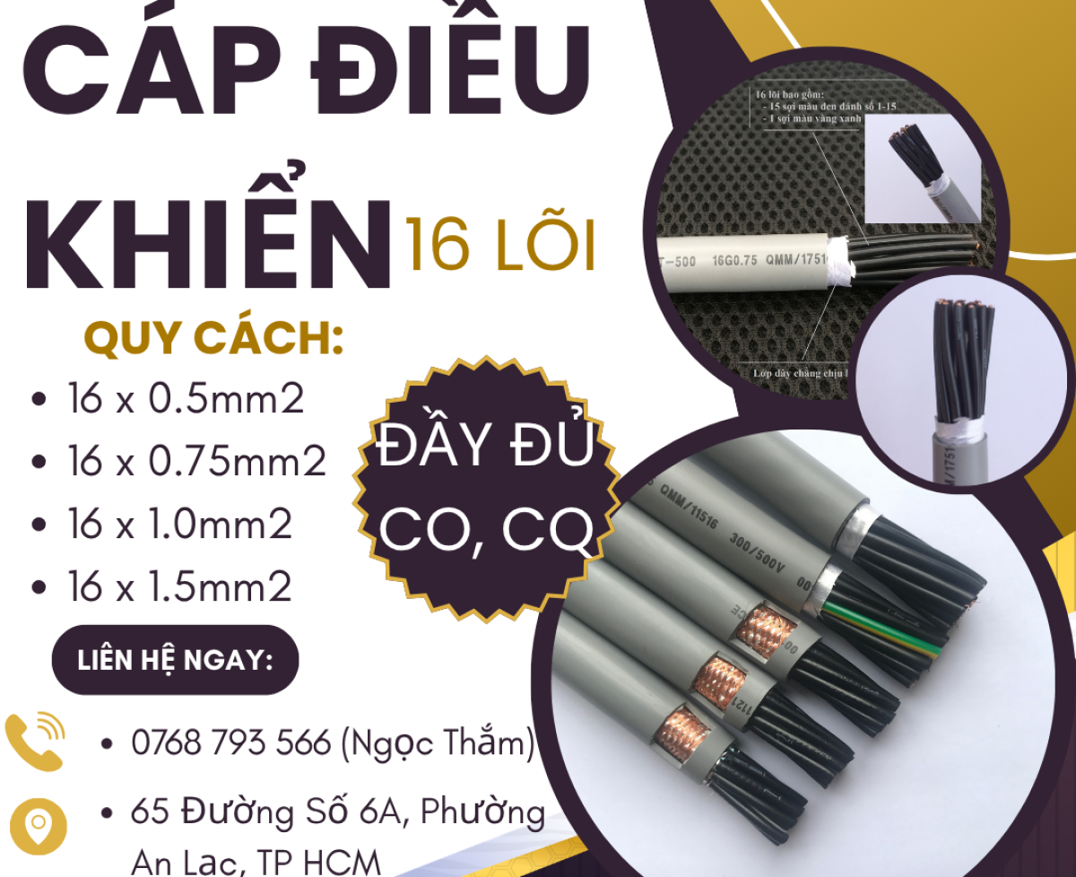 Cáp Điều Khiển 16 Lõi ALTEK KABEL