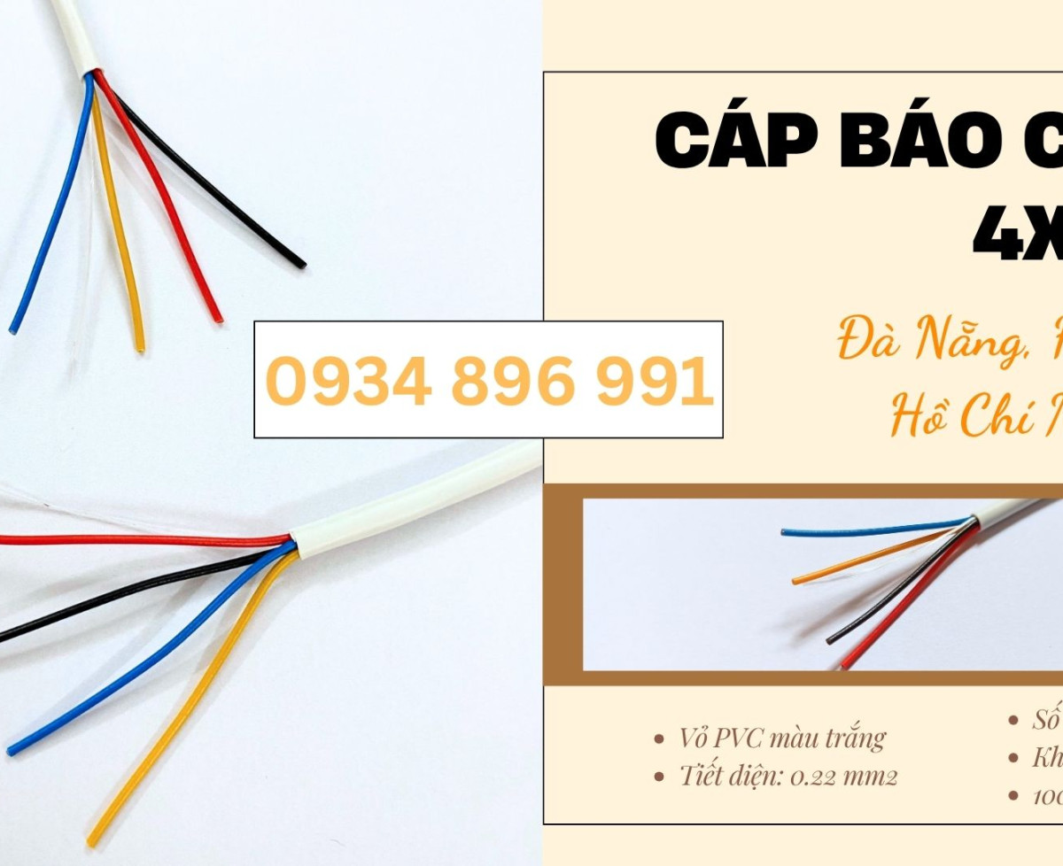 Cáp Tín Hiệu Báo Cháy 4 Lõi Tại Bình Định, Khánh Hòa – Hỗ Trợ Giao Tận Nơi