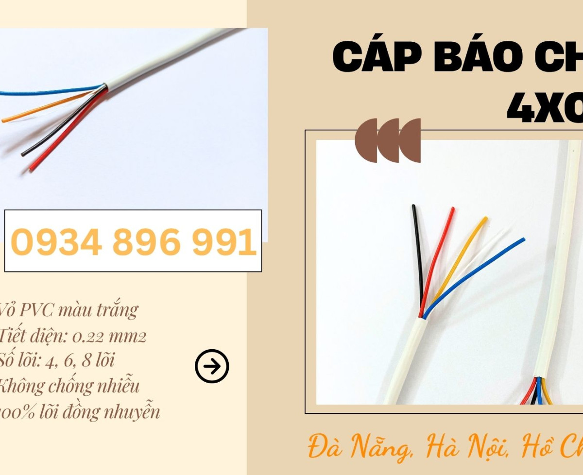 Cáp Tín Hiệu Báo Cháy 4 Lõi Tại Bình Định, Khánh Hòa – Hỗ Trợ Giao Tận Nơi