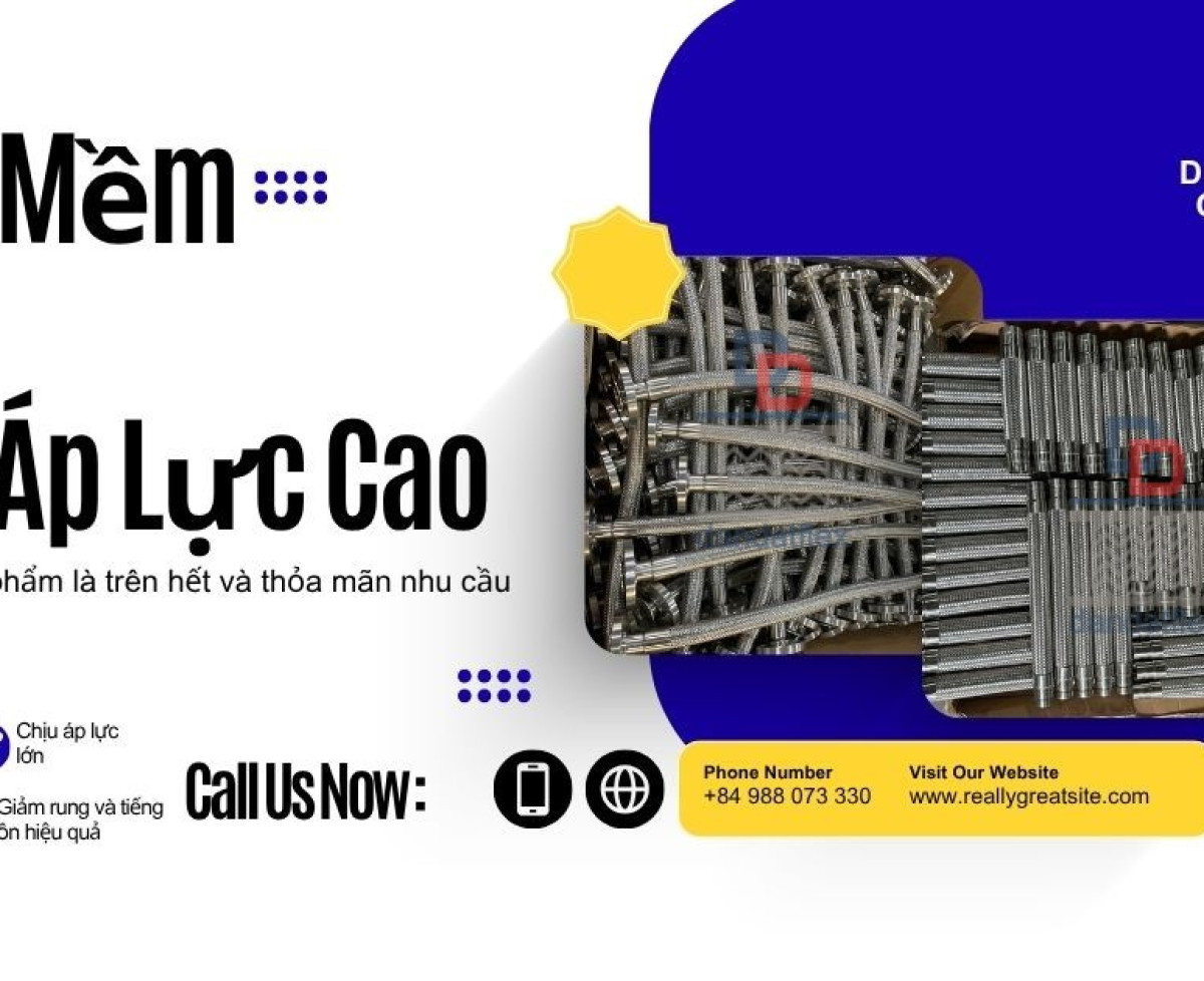 Ống Mềm Inox 304 Chịu Nhiệt, Chịu Áp Cao - Giá Tốt 2026