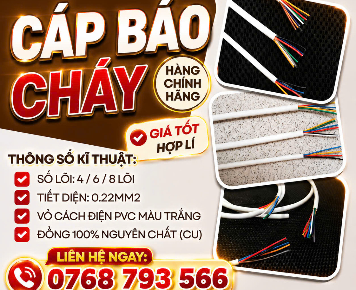 Cáp Báo Cháy ALTEK KABEL 4/6/8 Lõi