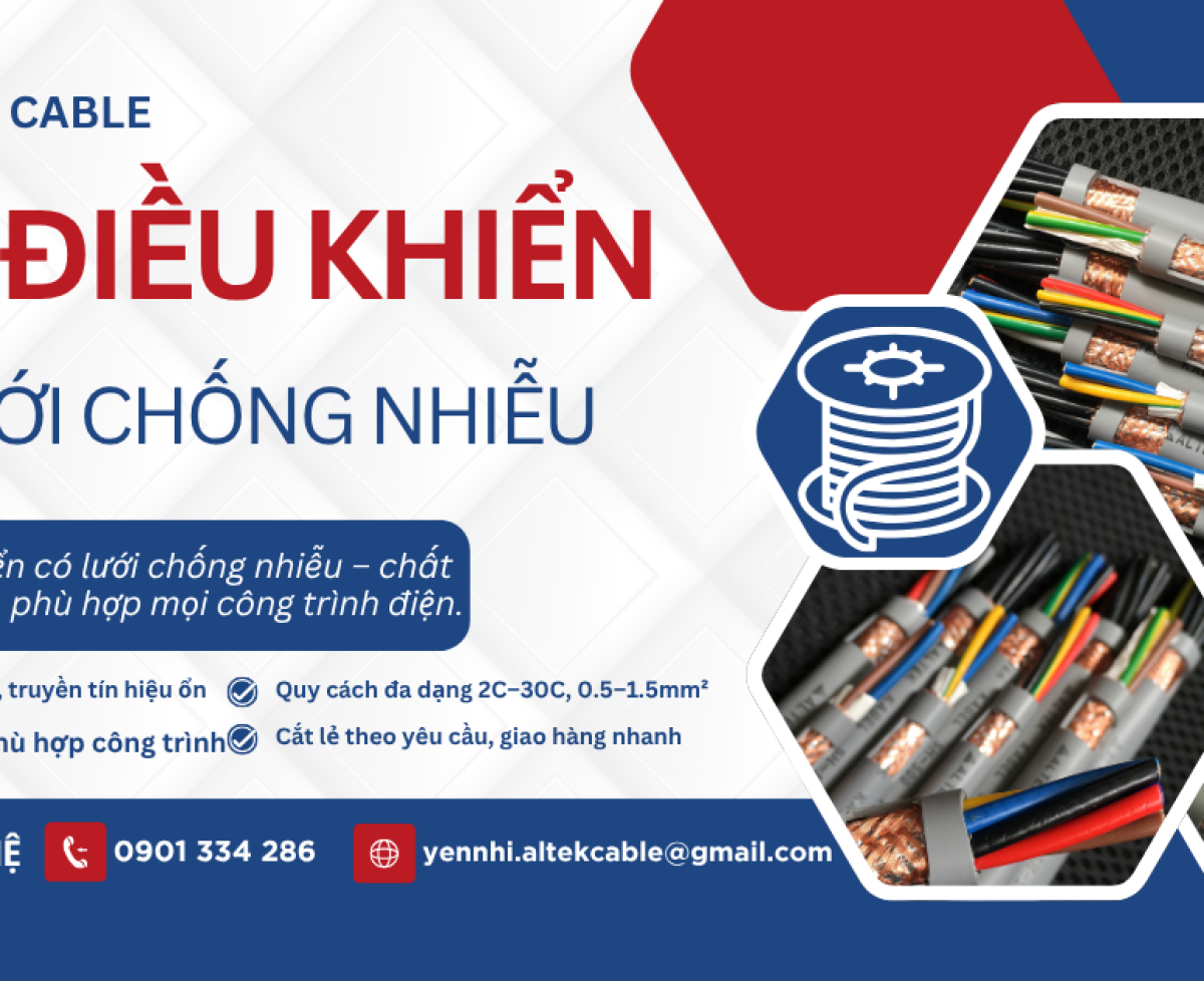 Cáp Điều Khiển Chống Nhiễu ALTEK KABEL | Đồng Nguyên Chất 100%