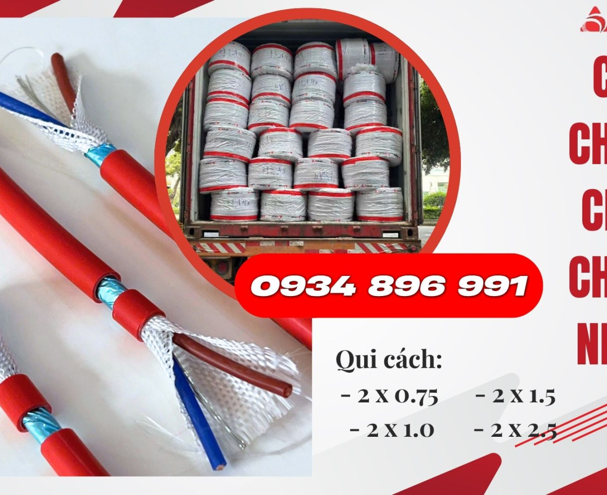 Cáp Chống Cháy Chống Nhiễu 2x1.0mm² Altek Kabel – Sẵn Kho Bắc Ninh, Hưng Yên