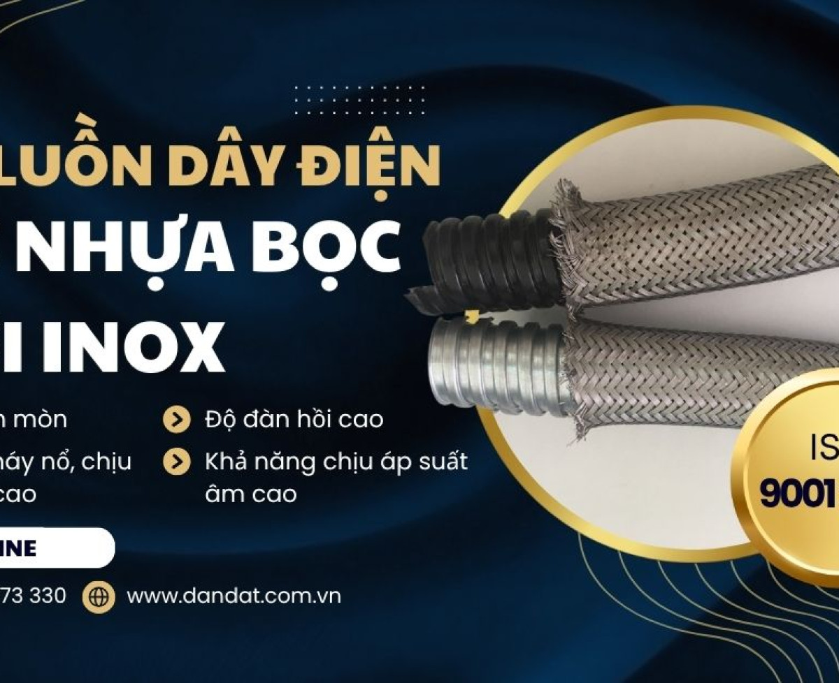 Ống Ruột Gà Lõi Thép Bọc Nhựa Pvc/ Ống Luồn Dây Điện Và Phụ Kiện/ Ống Ruột Gà Inox Chống Cháy Nổ