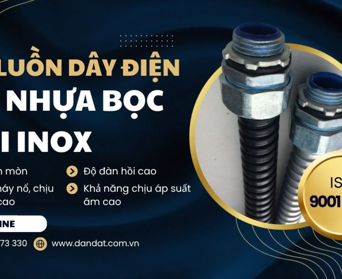 Ống Ruột Gà Lõi Thép Bọc Nhựa Pvc/ Ống Luồn Dây Điện Và Phụ Kiện/ Ống Ruột Gà Inox Chống Cháy Nổ