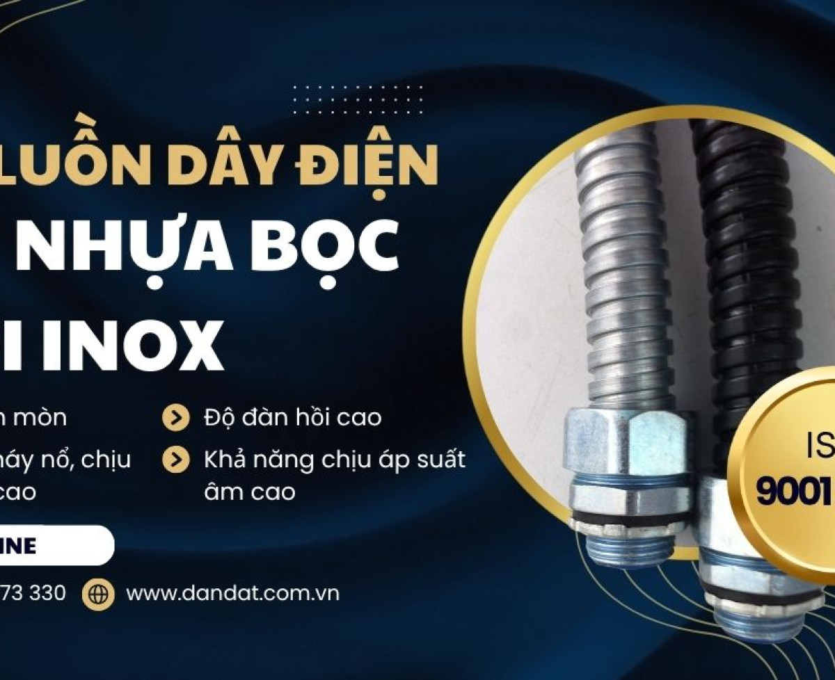 Ống Ruột Gà Lõi Thép Bọc Nhựa Pvc/ Ống Luồn Dây Điện Và Phụ Kiện/ Ống Ruột Gà Inox Chống Cháy Nổ