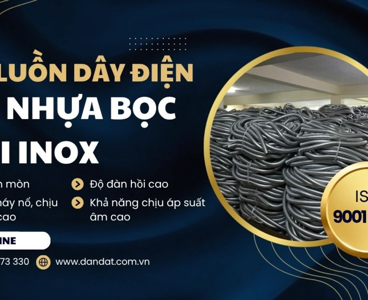 Ống Ruột Gà Lõi Thép Bọc Nhựa Pvc/ Ống Luồn Dây Điện Và Phụ Kiện/ Ống Ruột Gà Inox Chống Cháy Nổ