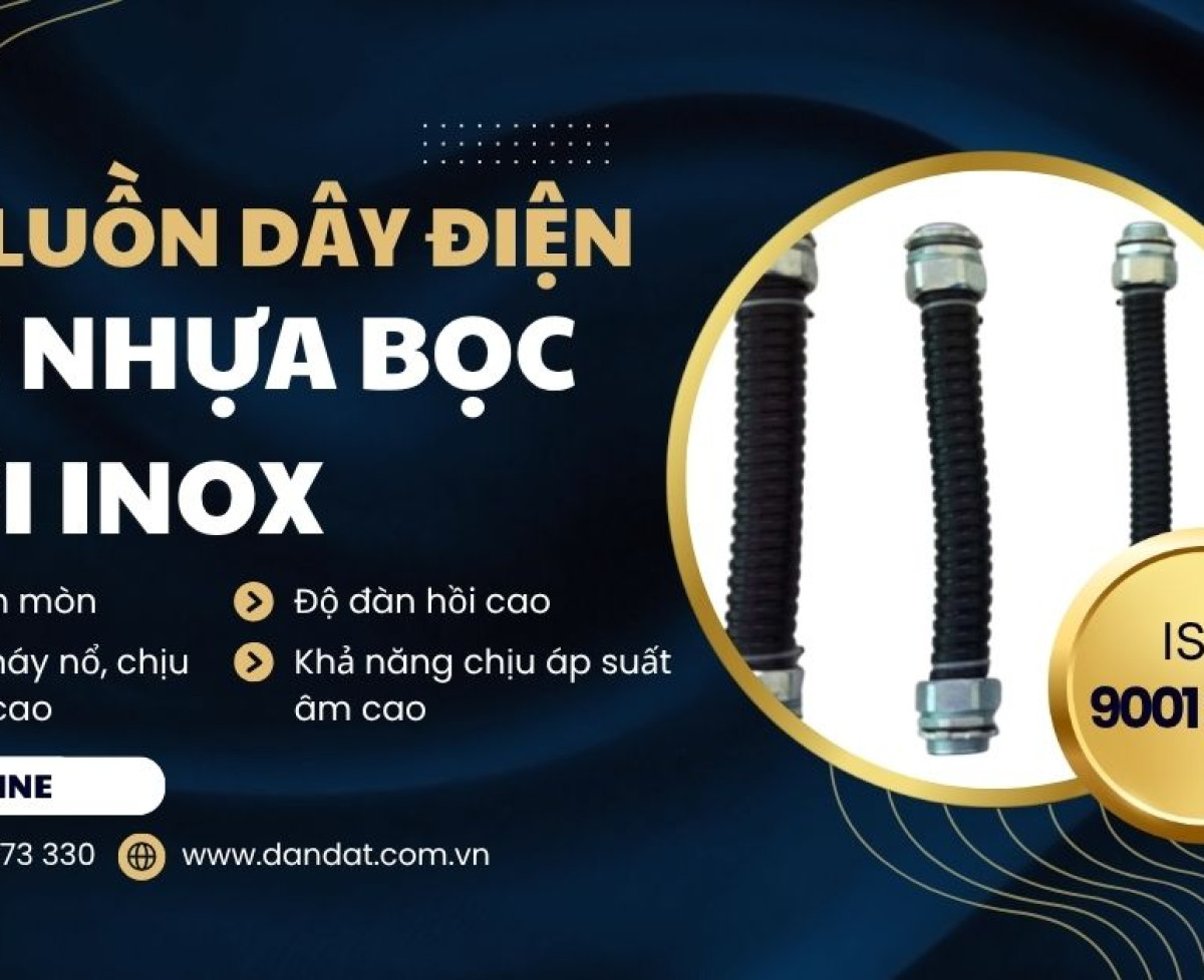 Ống Ruột Gà Lõi Thép Bọc Nhựa Pvc/ Ống Luồn Dây Điện Và Phụ Kiện/ Ống Ruột Gà Inox Chống Cháy Nổ