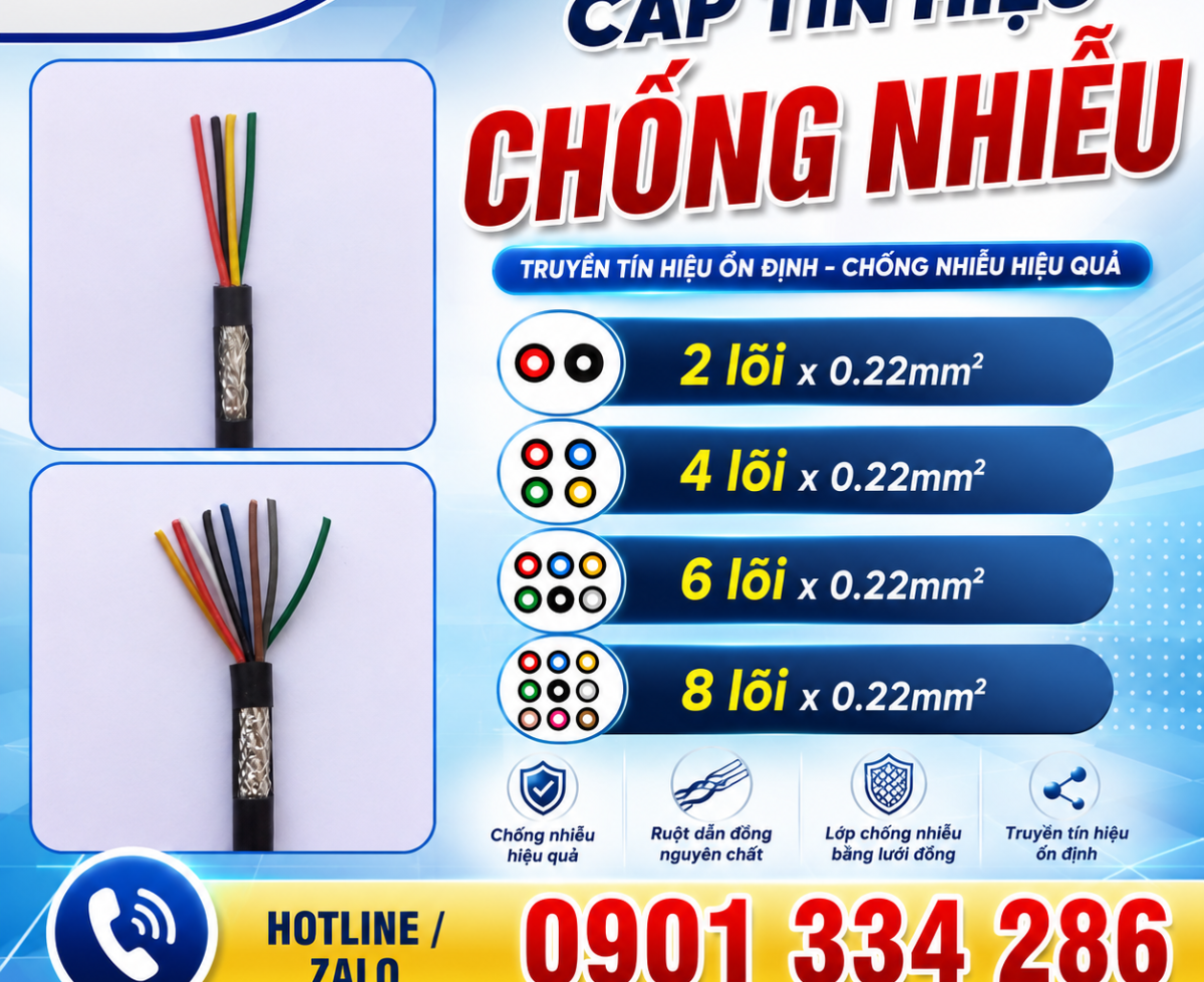 Cáp Tín Hiệu Chống Nhiễu 0.22mm² ALTEK KABEL – Đồng 100%