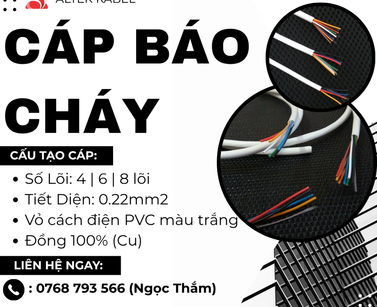 Cáp Báo Cháy ALTEK KABEL - Đa Dạng Quy Cách