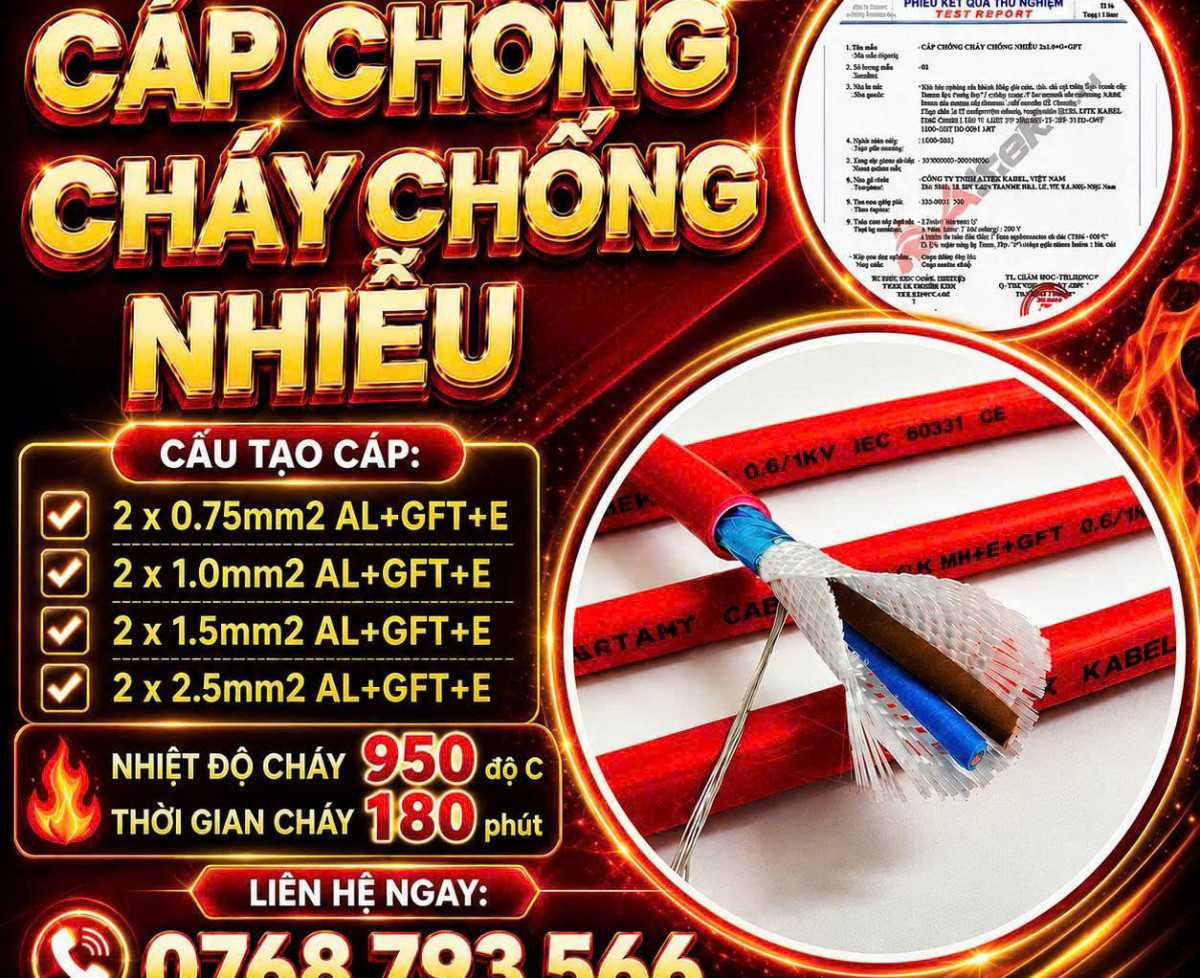 Cáp Chống Cháy Chống Nhiễu ALTEK KABEL - Đáp Ứng Yêu Cầu Hệ Thống PCCC