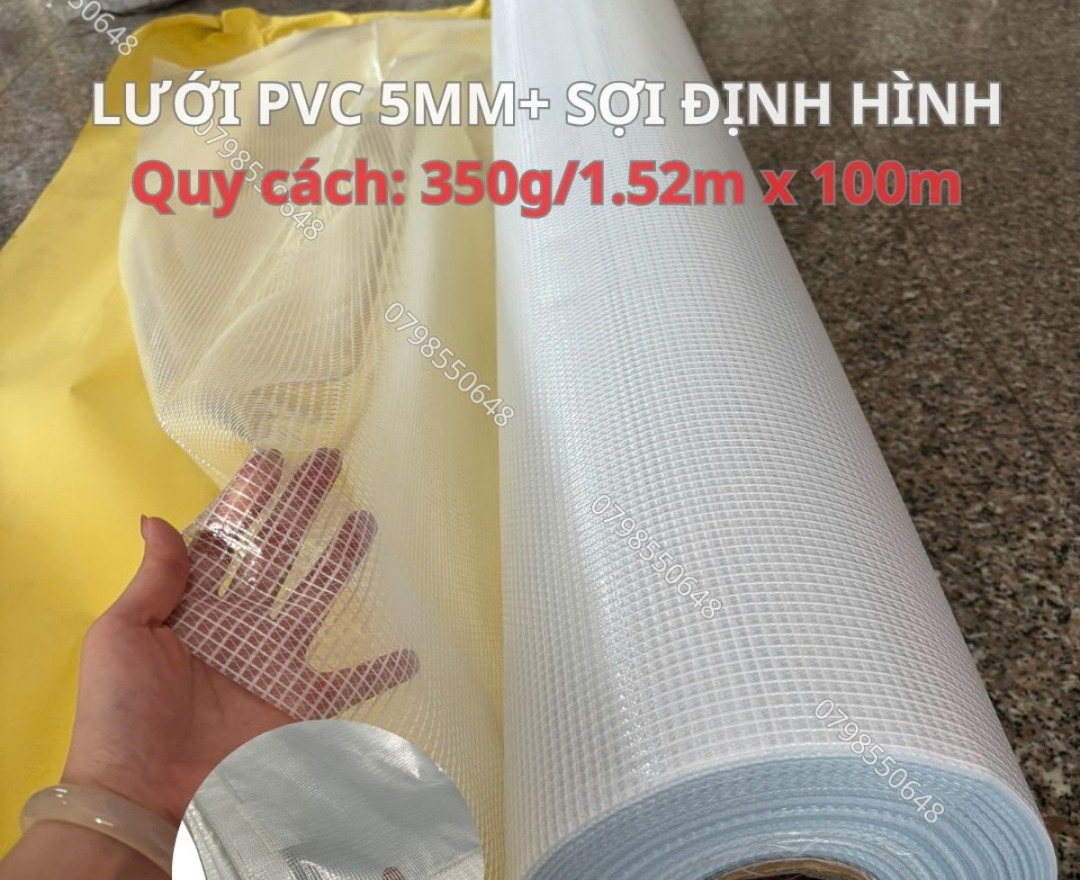 Màng lưới 5mm sợi định hình - bền chắc, đa dụng, dễ thi công