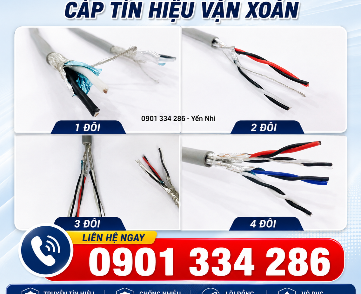 Cáp Tín Hiệu Vặn Xoắn Chống Nhiễu ALTEK KABEL
