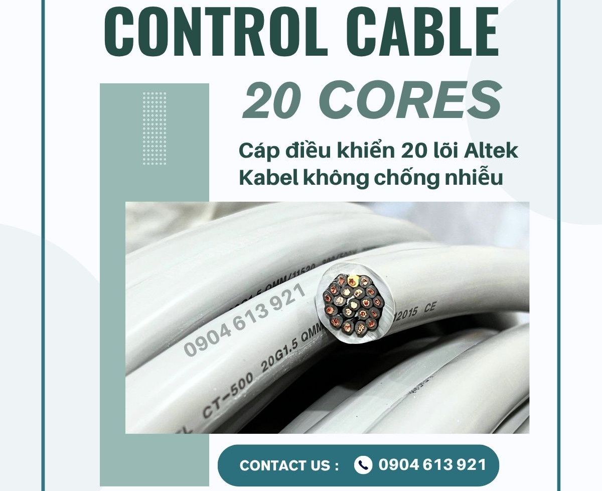 Cáp điều khiển chống nhiễu 20x1.0 Altek Kabel Hà Nội- Đà Nẵng, HCM