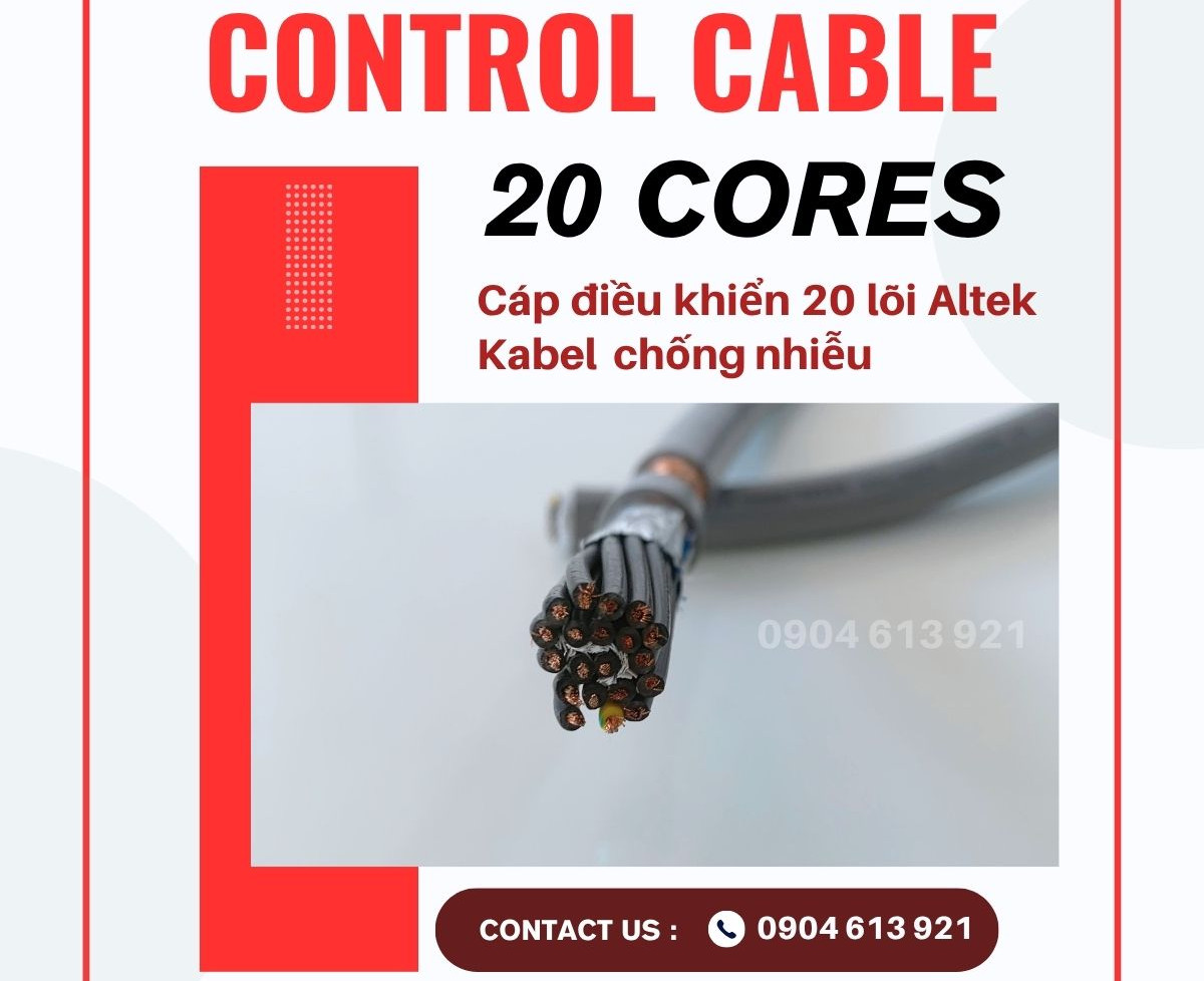 Cáp điều khiển chống nhiễu 20x1.0 Altek Kabel Hà Nội- Đà Nẵng, HCM