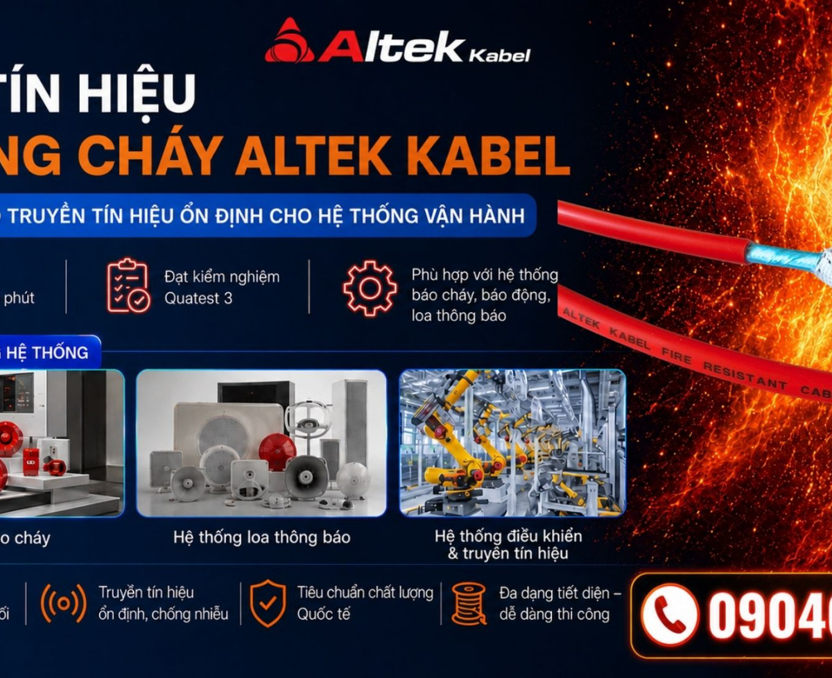 Cáp chống cháy chống nhiễu 2x1.5 - Cáp báo cháy PCCC