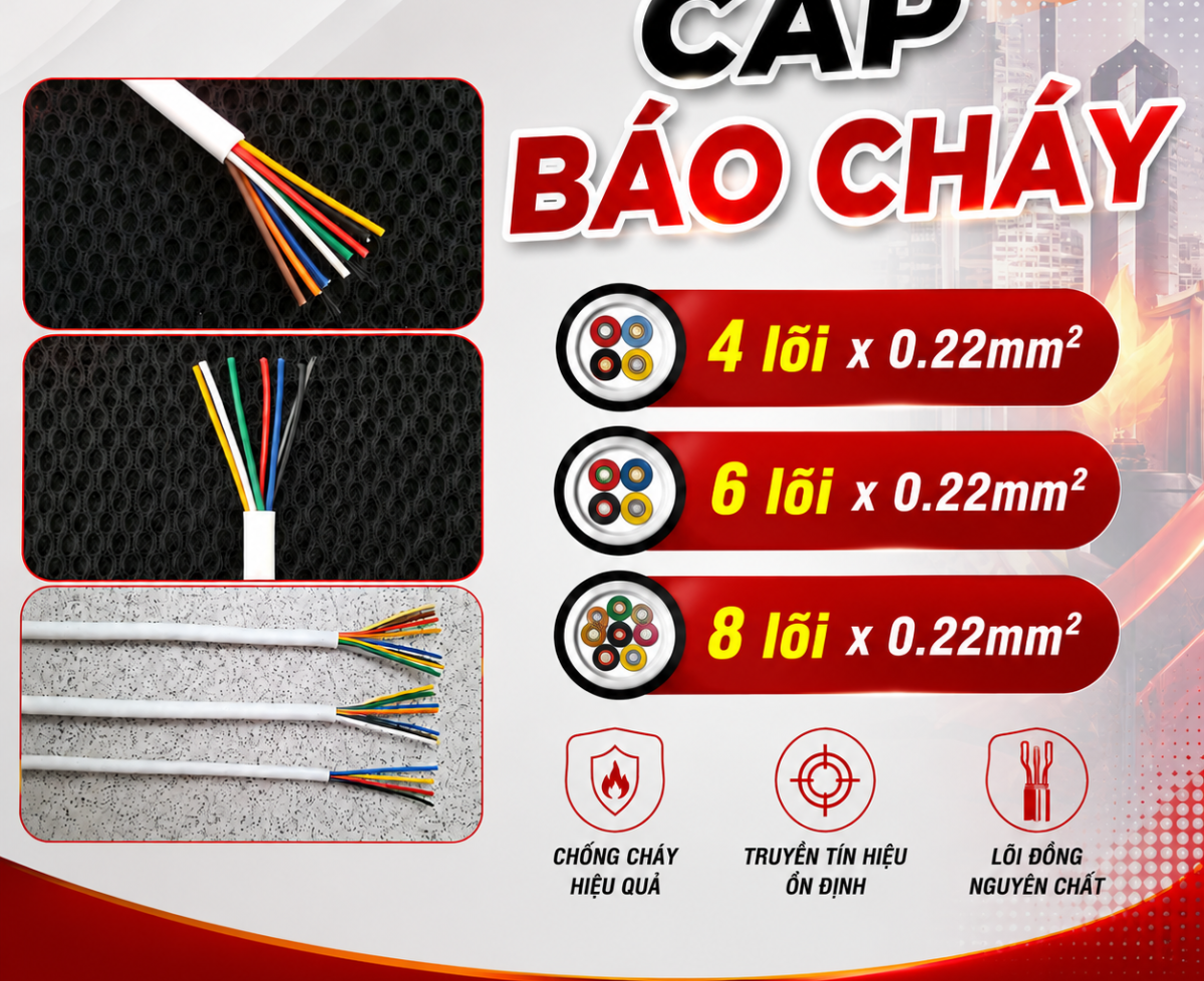 Cáp Tín Hiệu Báo Cháy 0.22mm² ALTEK KABEL – Dùng Cho Hệ Thống PCCC