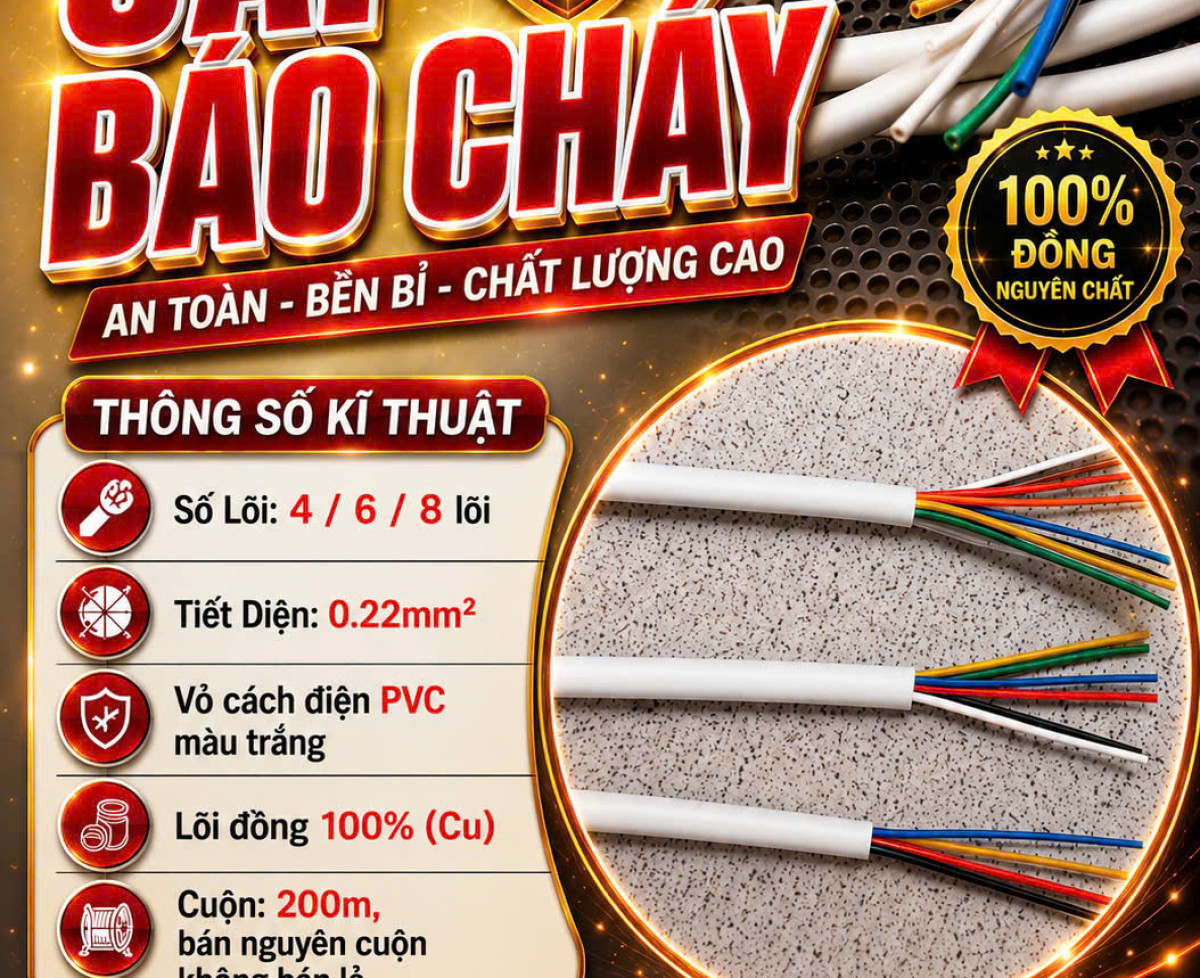 Cáp Báo Cháy ALTEK KABEL - Độ Bền Cao, Truyền Tín Hiệu Chính Xác