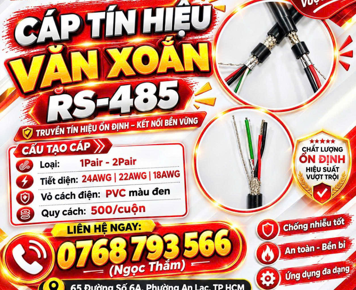 Cáp Tín Hiệu Vặn Xoắn RS-485 ALTEK KABEL - Chất Lượng Vượt Trội