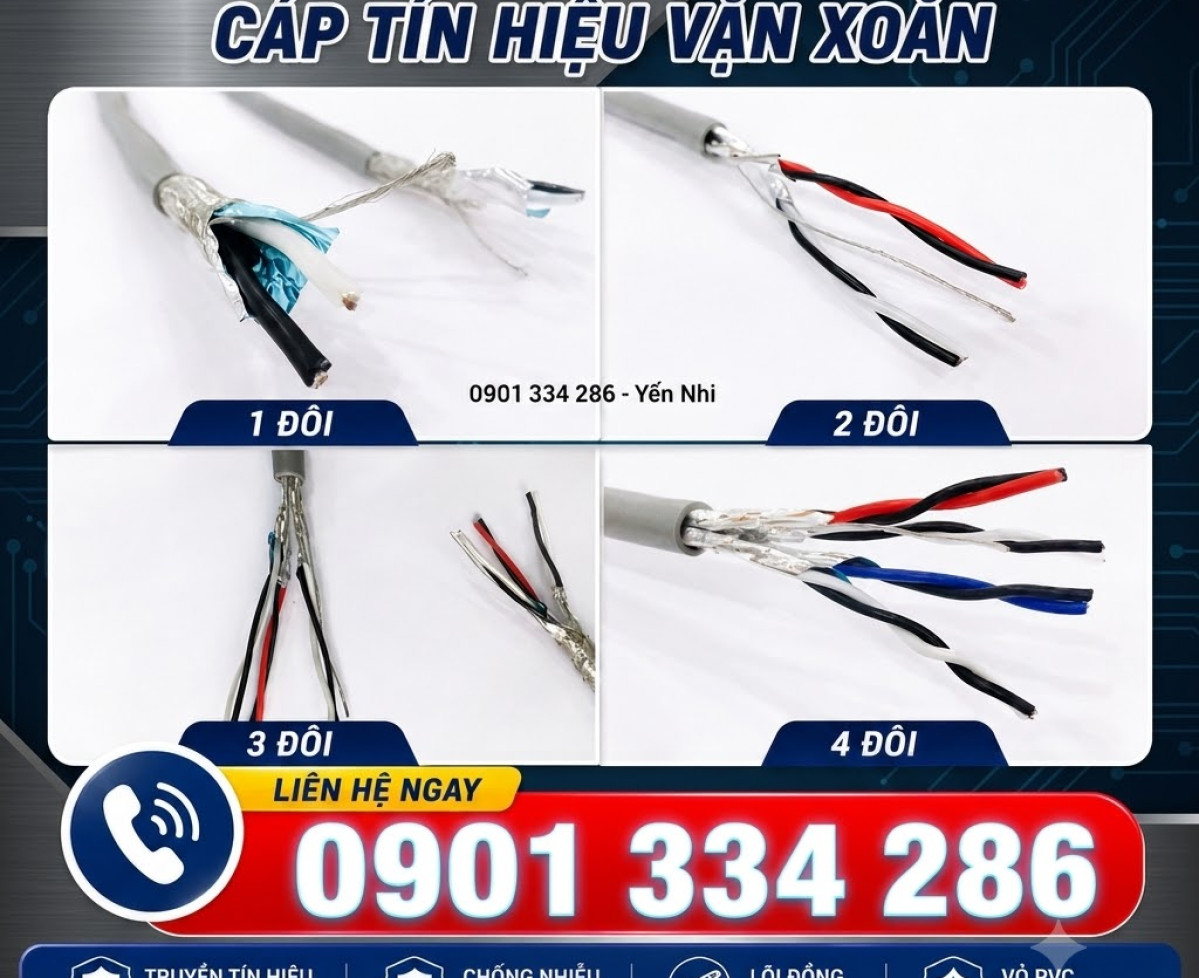 Cáp Tín Hiệu Vặn Xoắn Chống Nhiễu ALTEK KABEL – Ruột Đồng