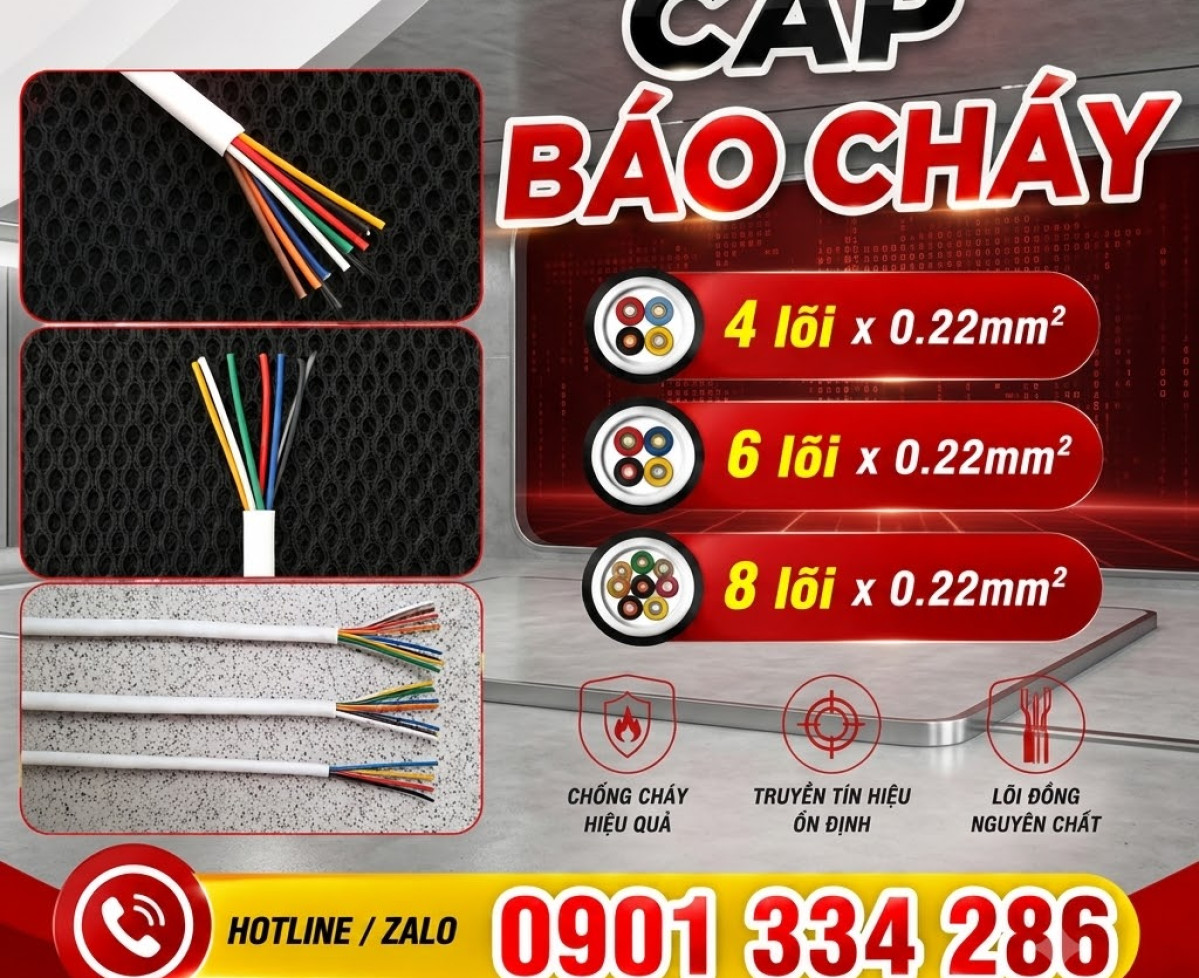 Cáp Báo Cháy 0.22mm² 4–8 Lõi – ALTEK KABEL
