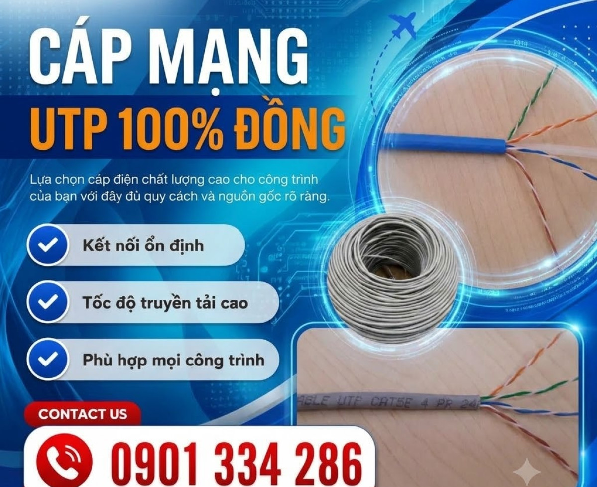 Cáp Mạng UTP Cat5E Cat6 4 Pair 100% Đồng ALTEK KABEL