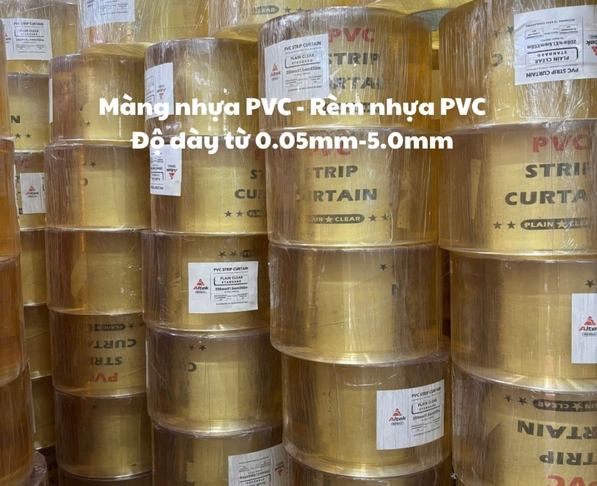 Xưởng phân phối màng nhựa PVC & Rèm ngăn lạnh giá tốt nhất thị trường