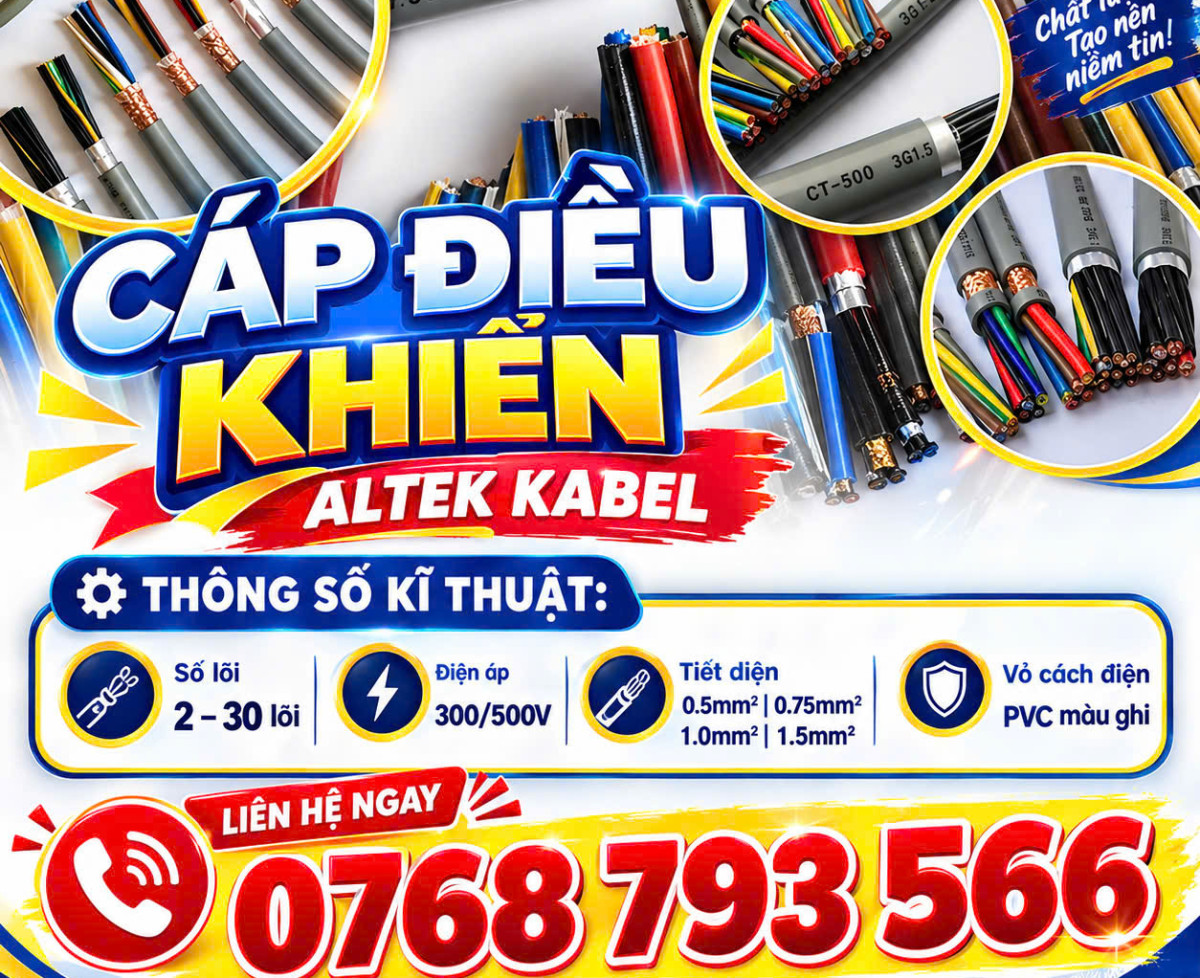 Cáp Điều Khiển ALTEK KABEL Sẵn Kho Số Lượng Lớn