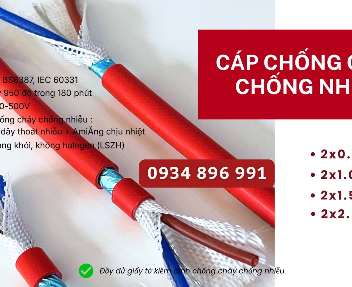 Cáp Chống Cháy Chống Nhiễu 2x1.0mm² Altek Kabel – Có Sẵn Gia Lai, Đăk Lăk, Kon Tum