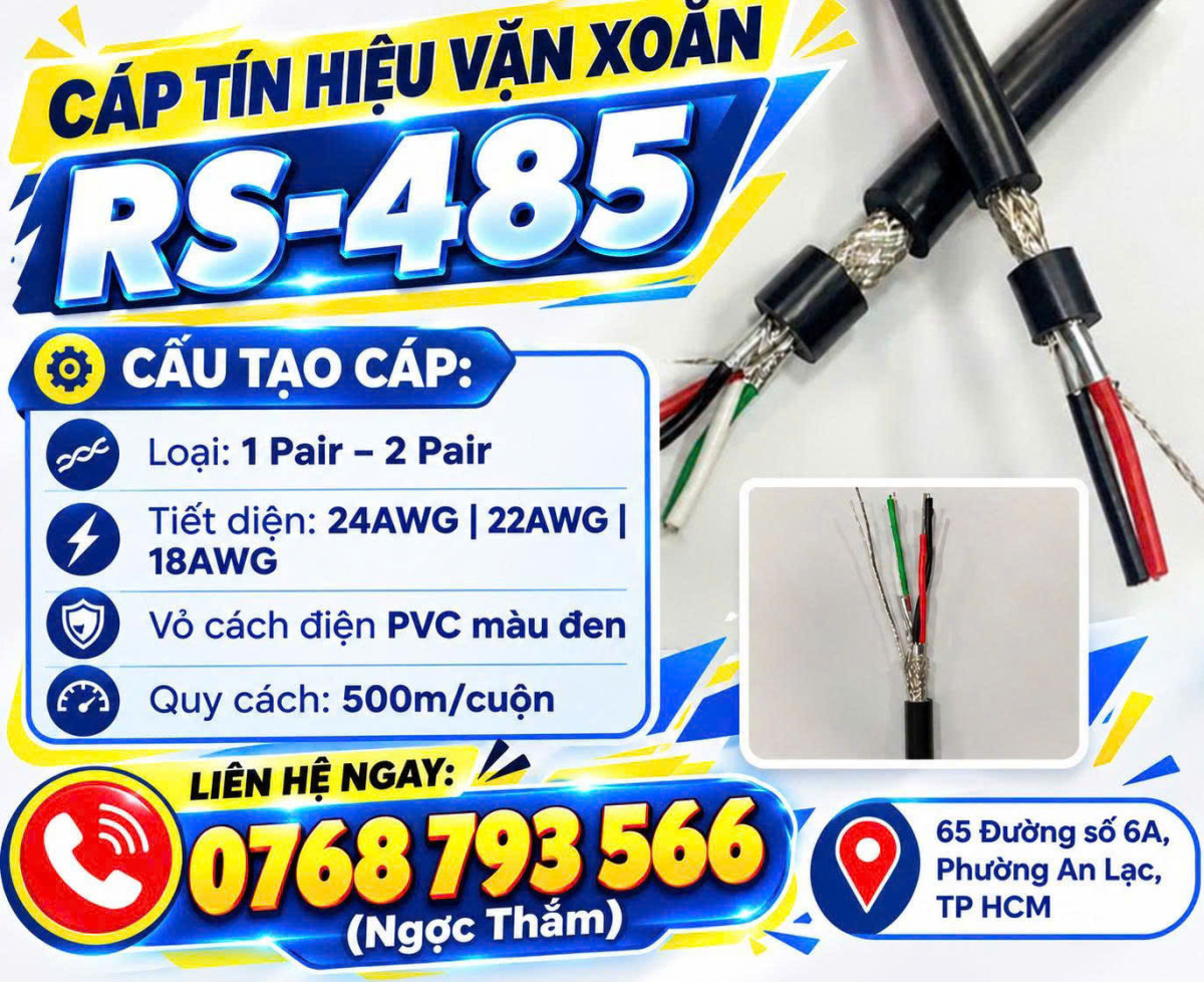 Cáp Tín Hiệu Vặn Xoắn RS-485 ALTEK KABEL - Nâng Cao Hiệu Suất