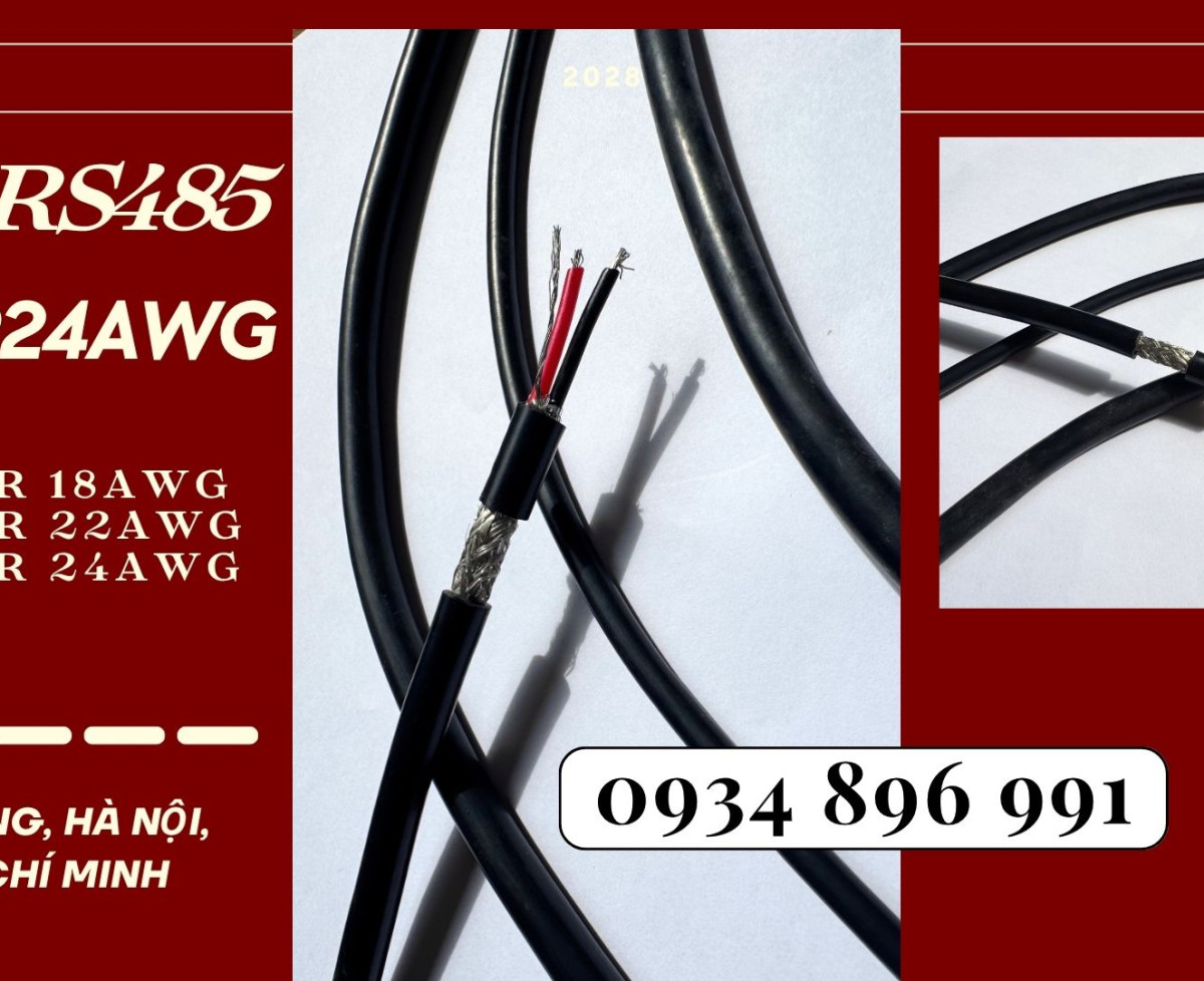 CÁP TRUYỀN THÔNG RS485 1 PAIR 24 AWG ĐÀ NẴNG – HÀ NỘI – HCM