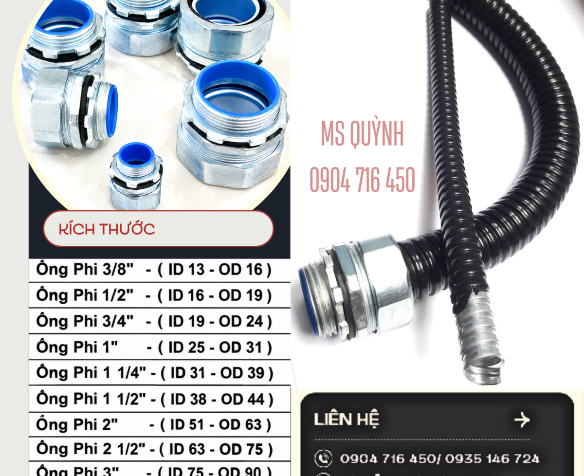 Ống ruột gà lõi thép bọc nhựa PVC đen